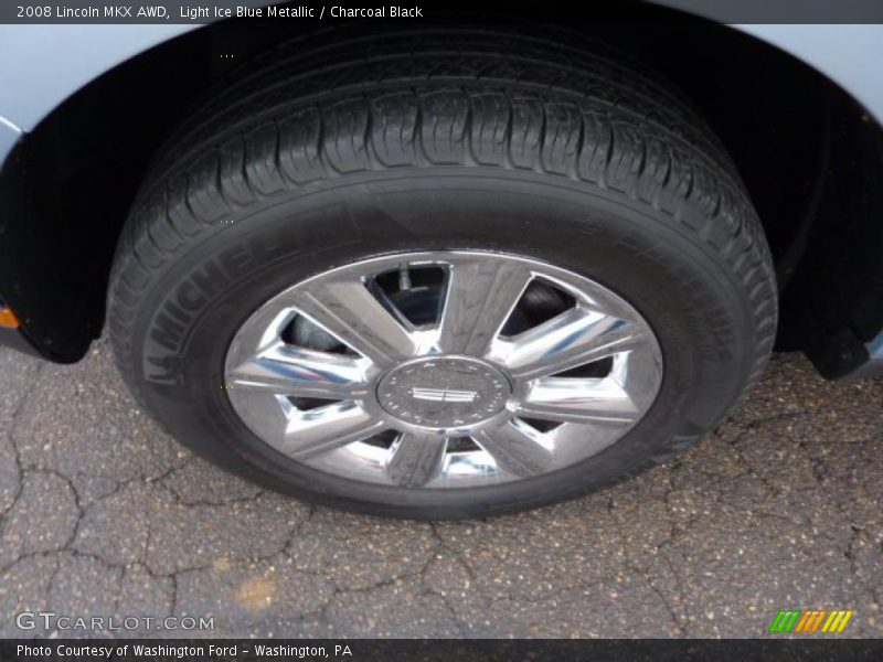 Light Ice Blue Metallic / Charcoal Black 2008 Lincoln MKX AWD