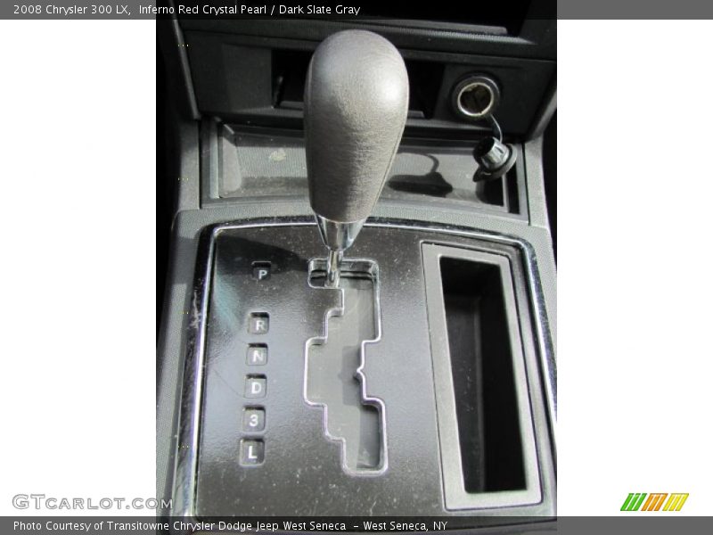 Inferno Red Crystal Pearl / Dark Slate Gray 2008 Chrysler 300 LX