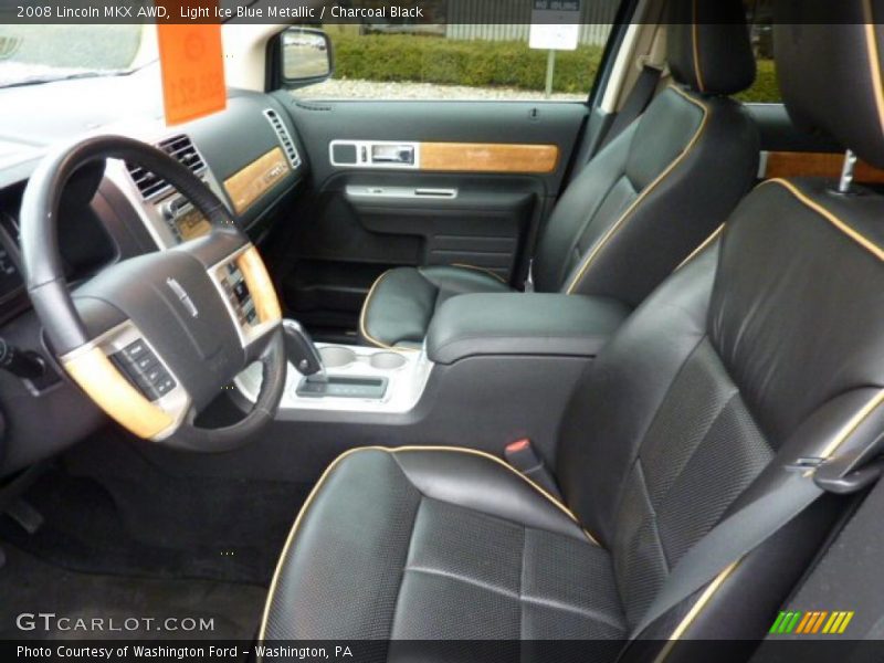 Light Ice Blue Metallic / Charcoal Black 2008 Lincoln MKX AWD