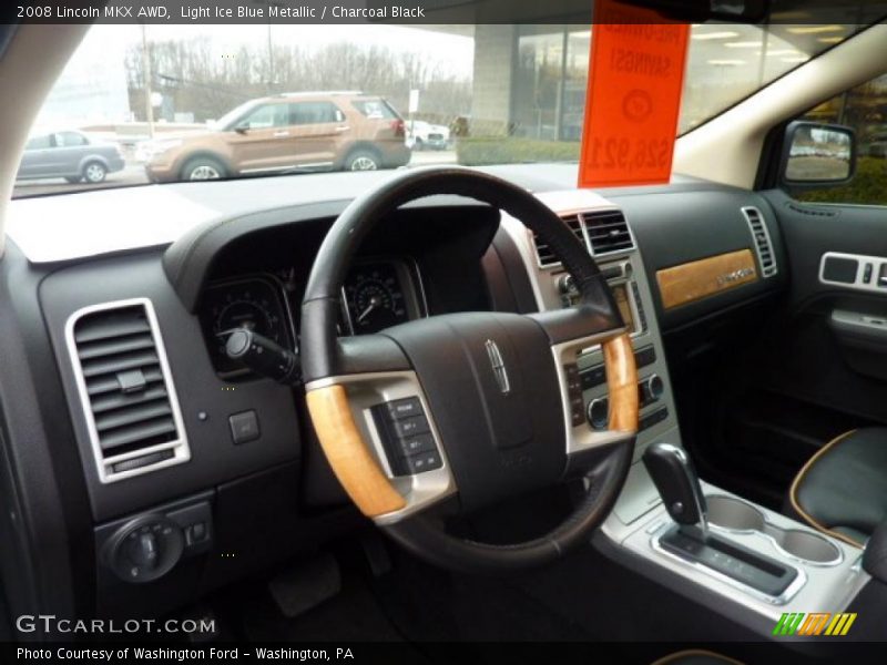 Light Ice Blue Metallic / Charcoal Black 2008 Lincoln MKX AWD