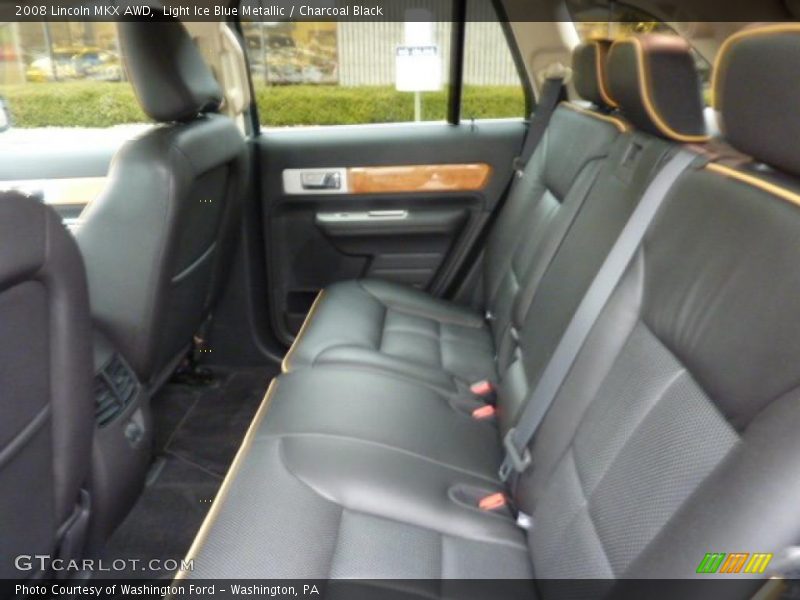 Light Ice Blue Metallic / Charcoal Black 2008 Lincoln MKX AWD