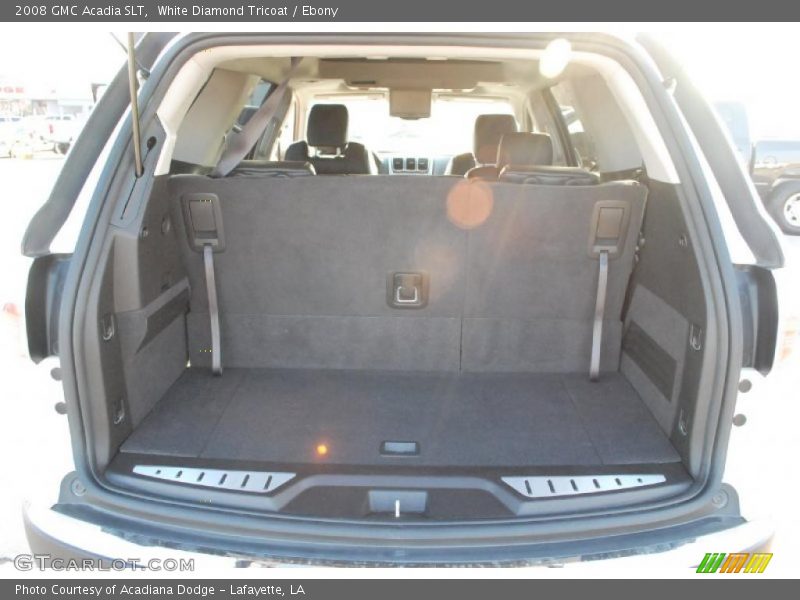 White Diamond Tricoat / Ebony 2008 GMC Acadia SLT