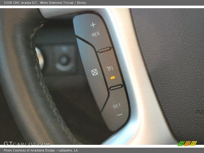 White Diamond Tricoat / Ebony 2008 GMC Acadia SLT