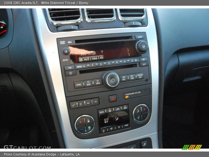 White Diamond Tricoat / Ebony 2008 GMC Acadia SLT