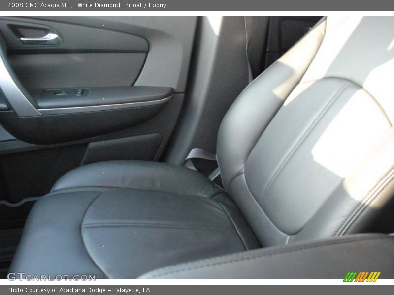 White Diamond Tricoat / Ebony 2008 GMC Acadia SLT