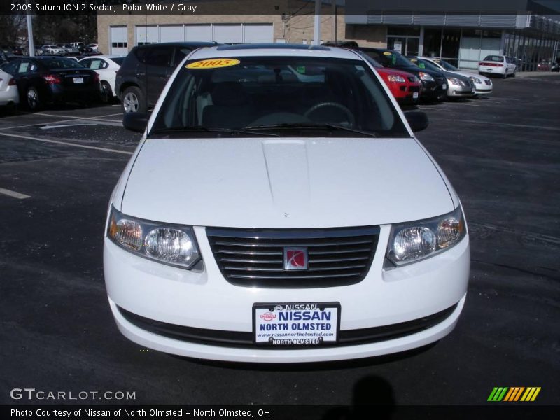 Polar White / Gray 2005 Saturn ION 2 Sedan