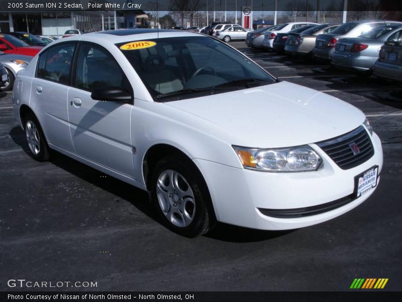 Polar White / Gray 2005 Saturn ION 2 Sedan