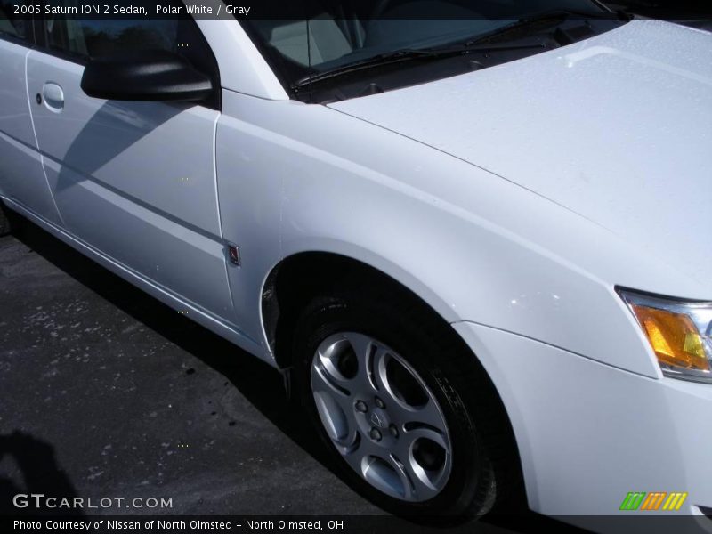 Polar White / Gray 2005 Saturn ION 2 Sedan
