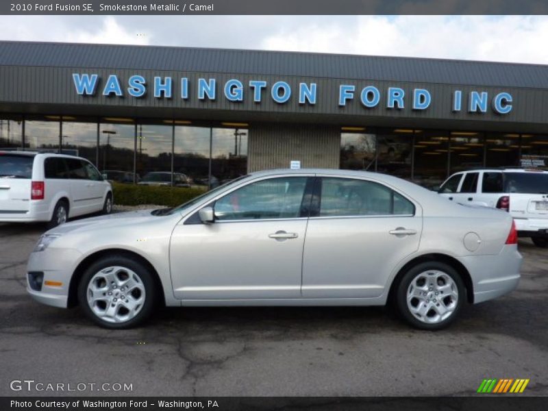 Smokestone Metallic / Camel 2010 Ford Fusion SE