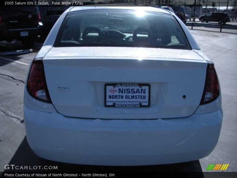 Polar White / Gray 2005 Saturn ION 2 Sedan