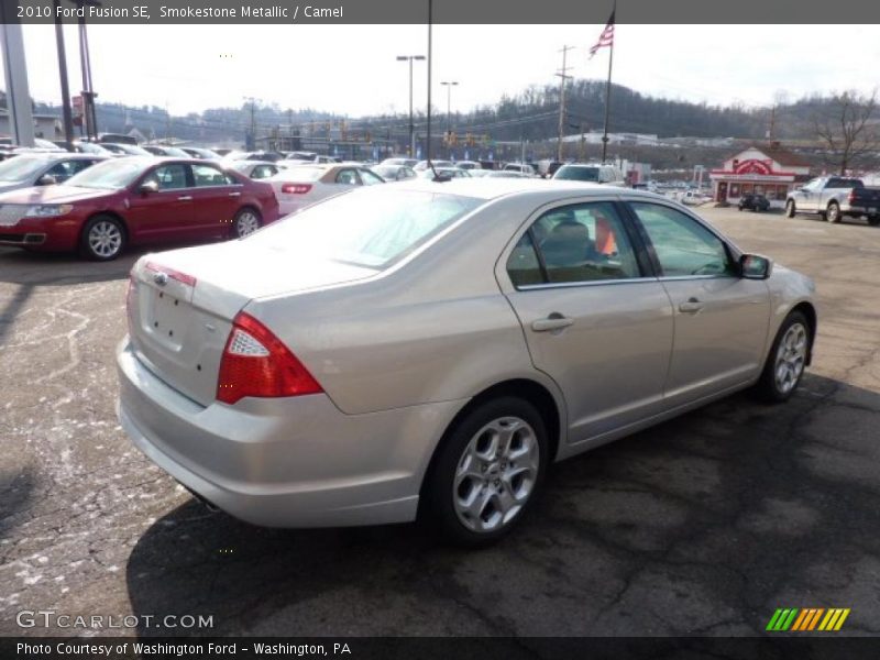 Smokestone Metallic / Camel 2010 Ford Fusion SE