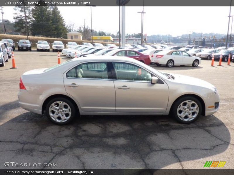 Smokestone Metallic / Camel 2010 Ford Fusion SE