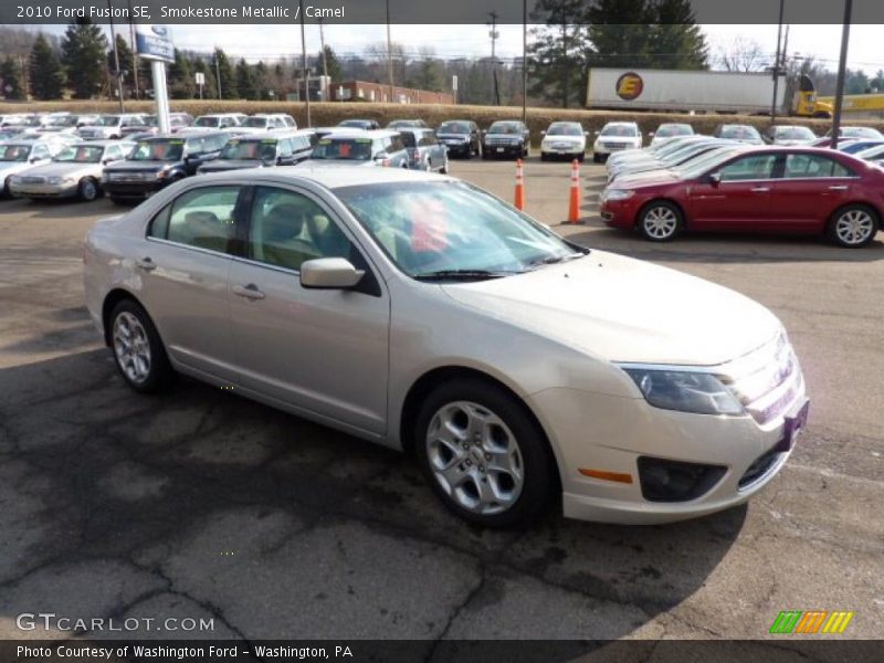 Smokestone Metallic / Camel 2010 Ford Fusion SE