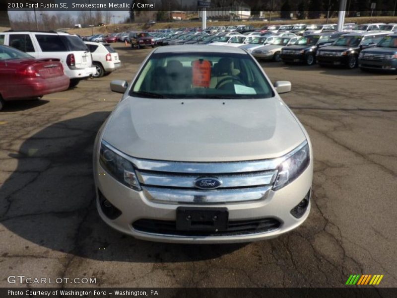 Smokestone Metallic / Camel 2010 Ford Fusion SE