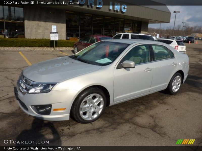 Smokestone Metallic / Camel 2010 Ford Fusion SE