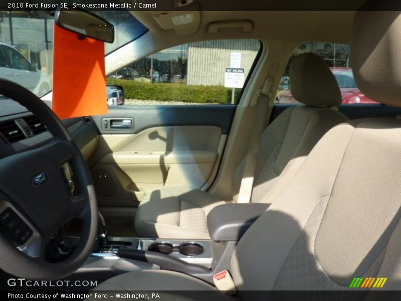 Smokestone Metallic / Camel 2010 Ford Fusion SE