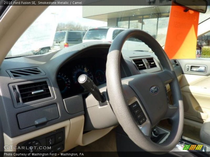 Smokestone Metallic / Camel 2010 Ford Fusion SE