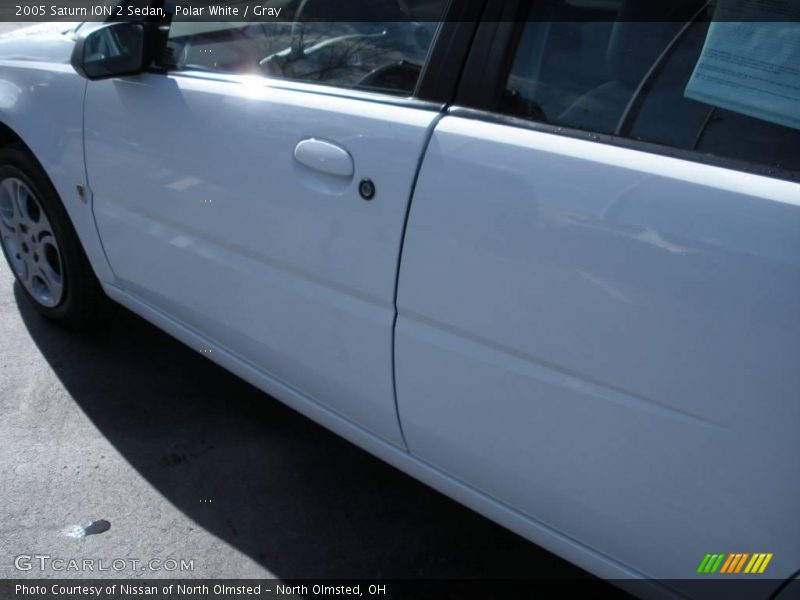 Polar White / Gray 2005 Saturn ION 2 Sedan