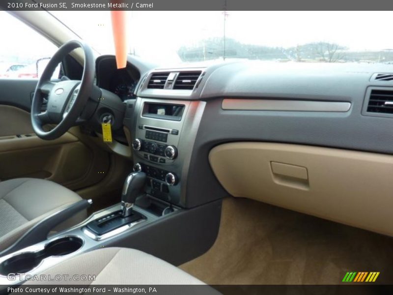 Smokestone Metallic / Camel 2010 Ford Fusion SE