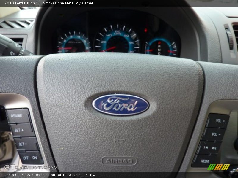 Smokestone Metallic / Camel 2010 Ford Fusion SE
