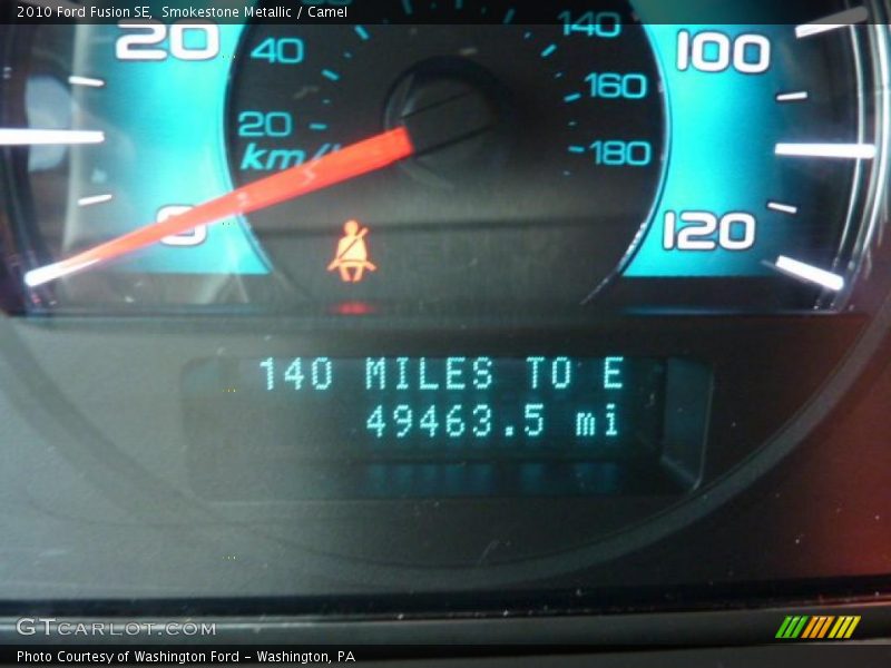 Smokestone Metallic / Camel 2010 Ford Fusion SE