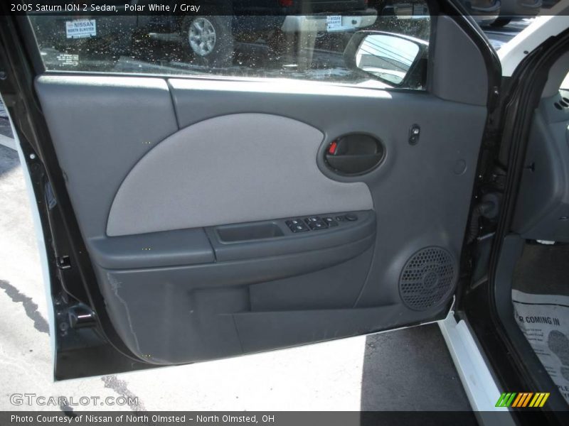 Polar White / Gray 2005 Saturn ION 2 Sedan