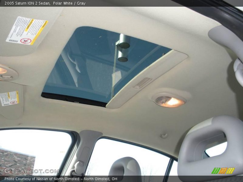 Polar White / Gray 2005 Saturn ION 2 Sedan