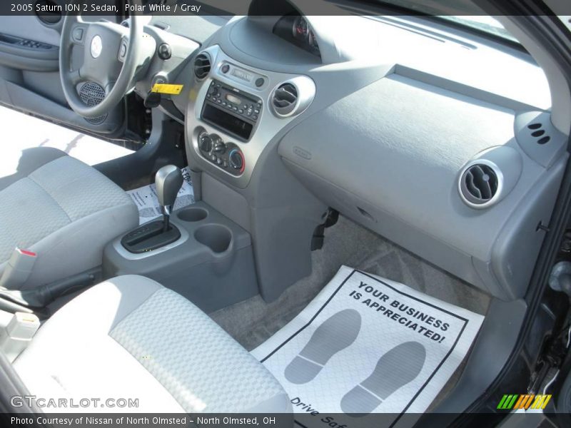 Polar White / Gray 2005 Saturn ION 2 Sedan