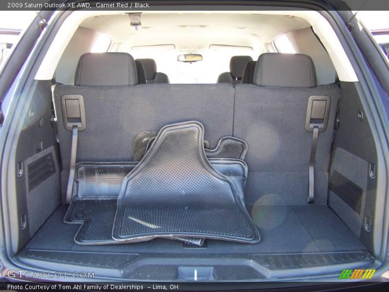 Garnet Red / Black 2009 Saturn Outlook XE AWD