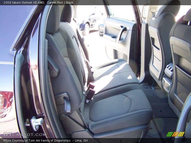 Garnet Red / Black 2009 Saturn Outlook XE AWD