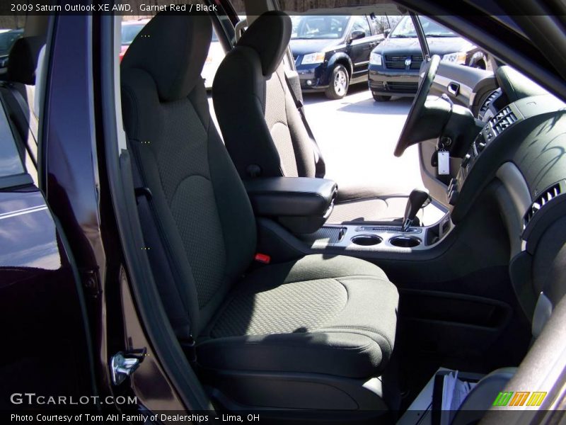 Garnet Red / Black 2009 Saturn Outlook XE AWD