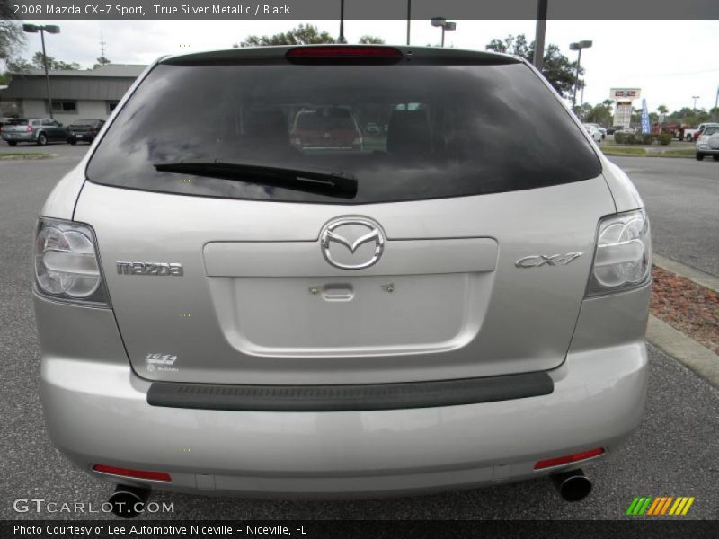 True Silver Metallic / Black 2008 Mazda CX-7 Sport