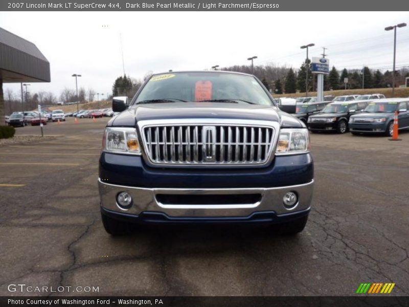 Dark Blue Pearl Metallic / Light Parchment/Espresso 2007 Lincoln Mark LT SuperCrew 4x4