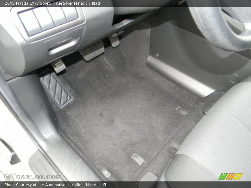 True Silver Metallic / Black 2008 Mazda CX-7 Sport