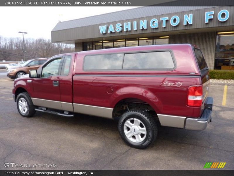 Dark Toreador Red Metallic / Tan 2004 Ford F150 XLT Regular Cab 4x4