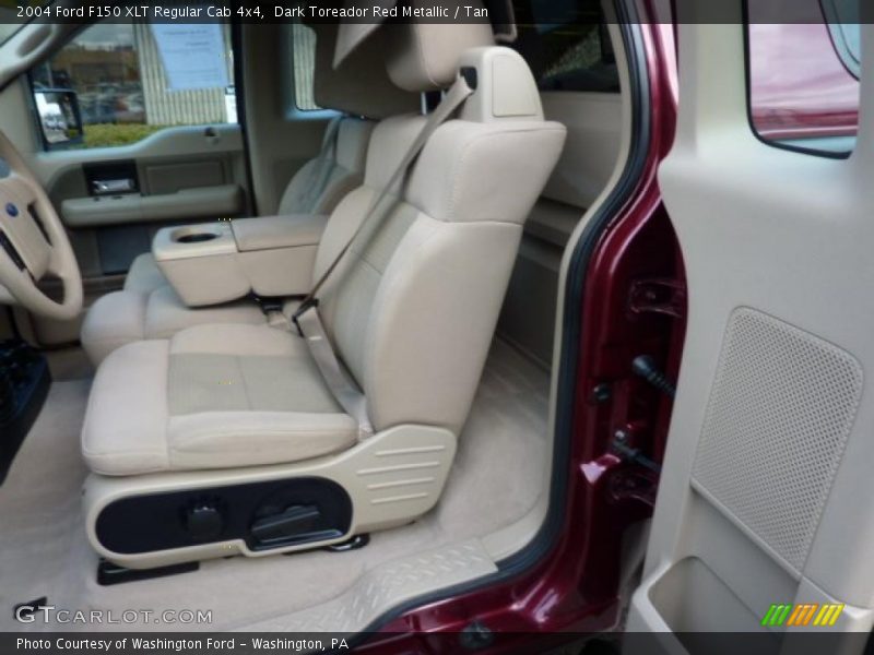 Dark Toreador Red Metallic / Tan 2004 Ford F150 XLT Regular Cab 4x4