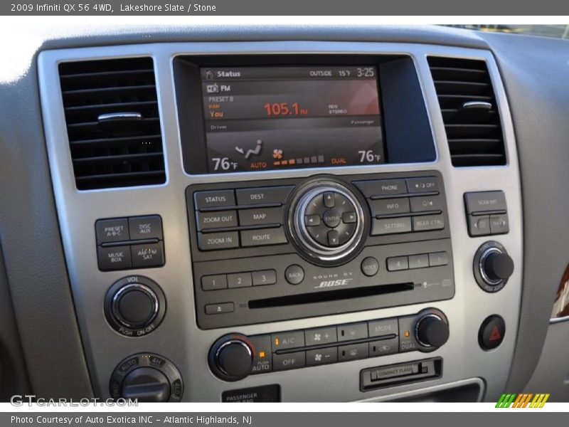 Controls of 2009 QX 56 4WD