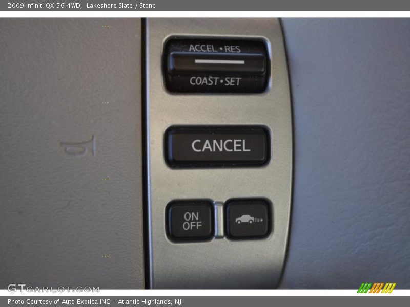 Controls of 2009 QX 56 4WD