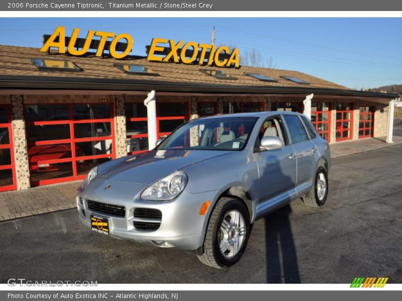 Titanium Metallic / Stone/Steel Grey 2006 Porsche Cayenne Tiptronic