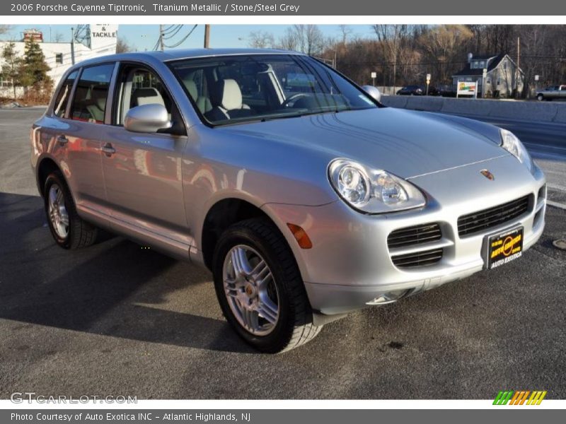 Titanium Metallic / Stone/Steel Grey 2006 Porsche Cayenne Tiptronic