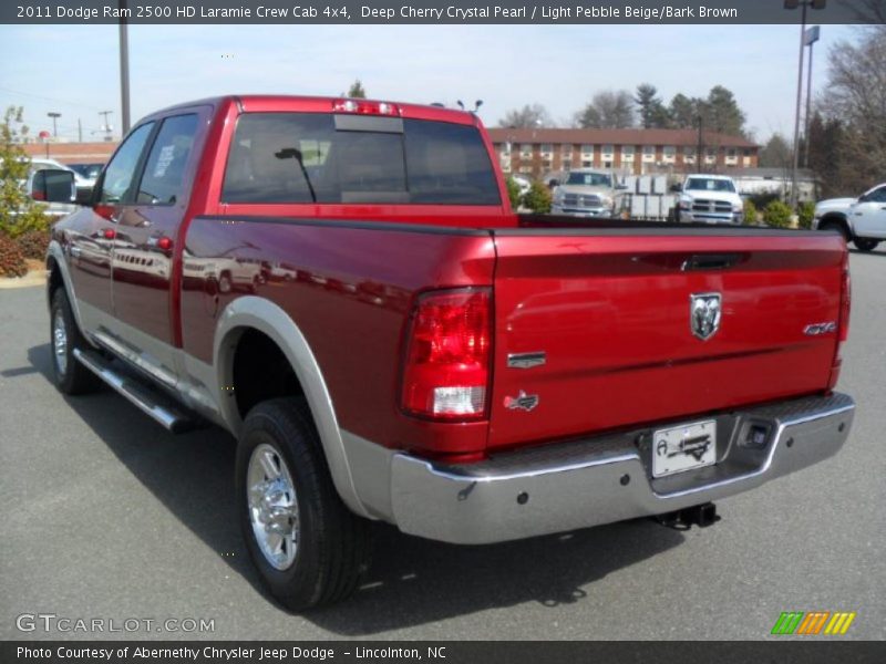  2011 Ram 2500 HD Laramie Crew Cab 4x4 Deep Cherry Crystal Pearl