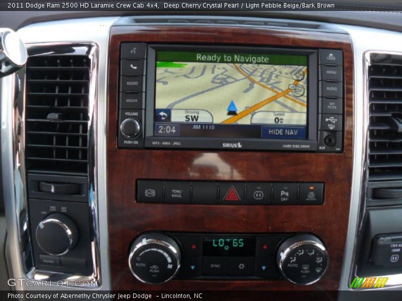 Navigation of 2011 Ram 2500 HD Laramie Crew Cab 4x4