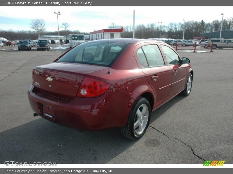 Sport Red / Gray 2009 Chevrolet Cobalt LT Sedan