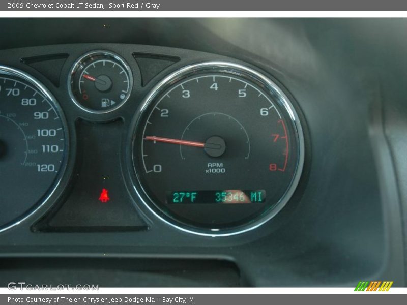 Sport Red / Gray 2009 Chevrolet Cobalt LT Sedan