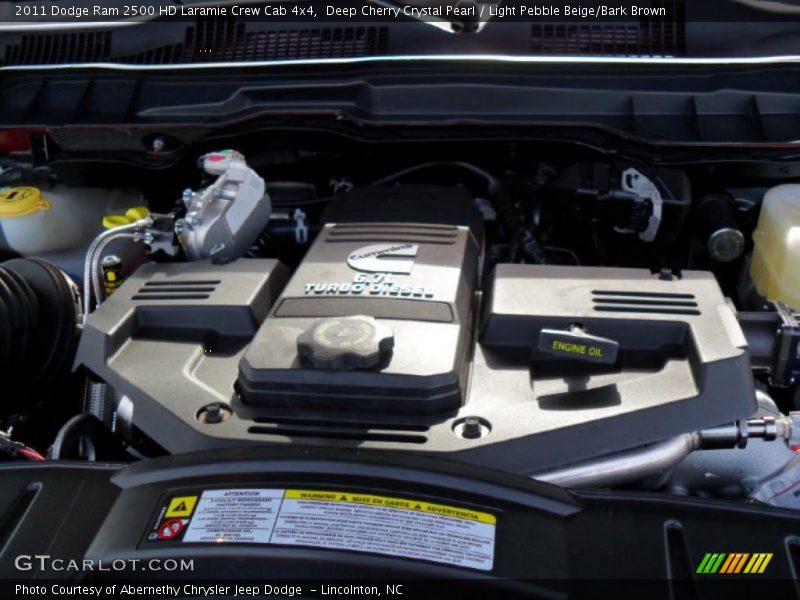  2011 Ram 2500 HD Laramie Crew Cab 4x4 Engine - 6.7 Liter OHV 24-Valve Cummins VGT Turbo-Diesel Inline 6 Cylinder