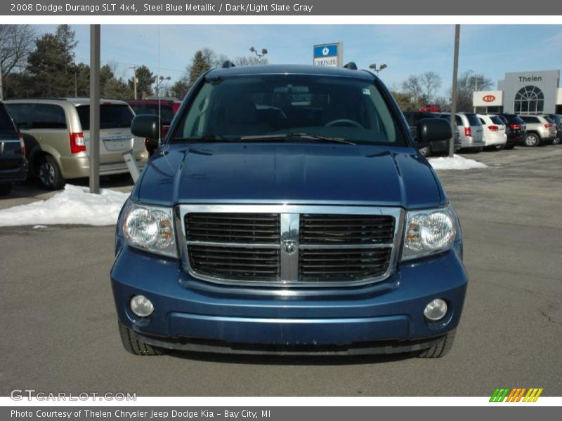 Steel Blue Metallic / Dark/Light Slate Gray 2008 Dodge Durango SLT 4x4