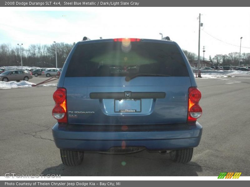 Steel Blue Metallic / Dark/Light Slate Gray 2008 Dodge Durango SLT 4x4