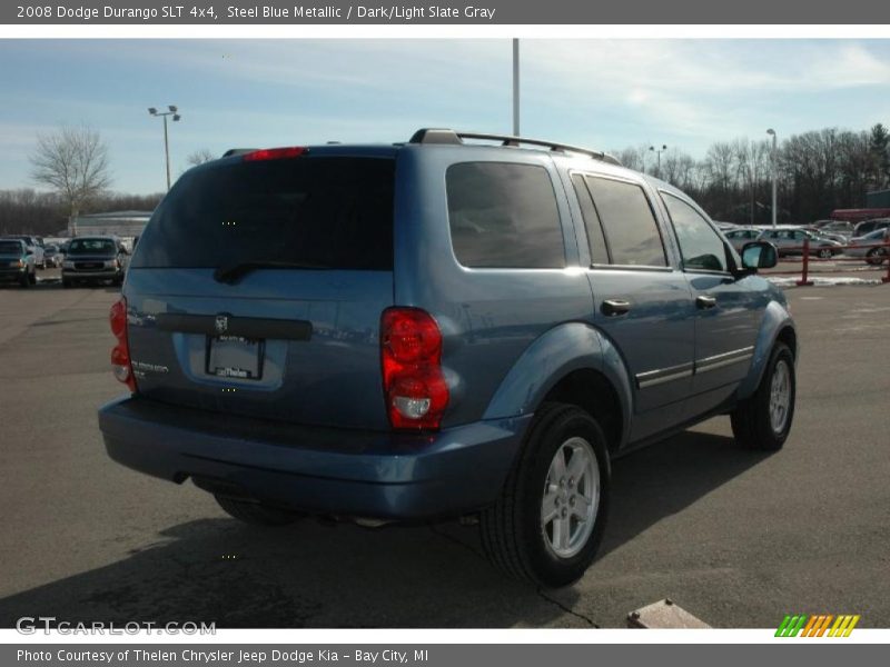 Steel Blue Metallic / Dark/Light Slate Gray 2008 Dodge Durango SLT 4x4