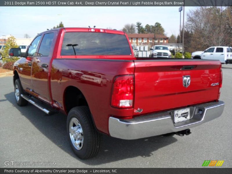  2011 Ram 2500 HD ST Crew Cab 4x4 Deep Cherry Crystal Pearl