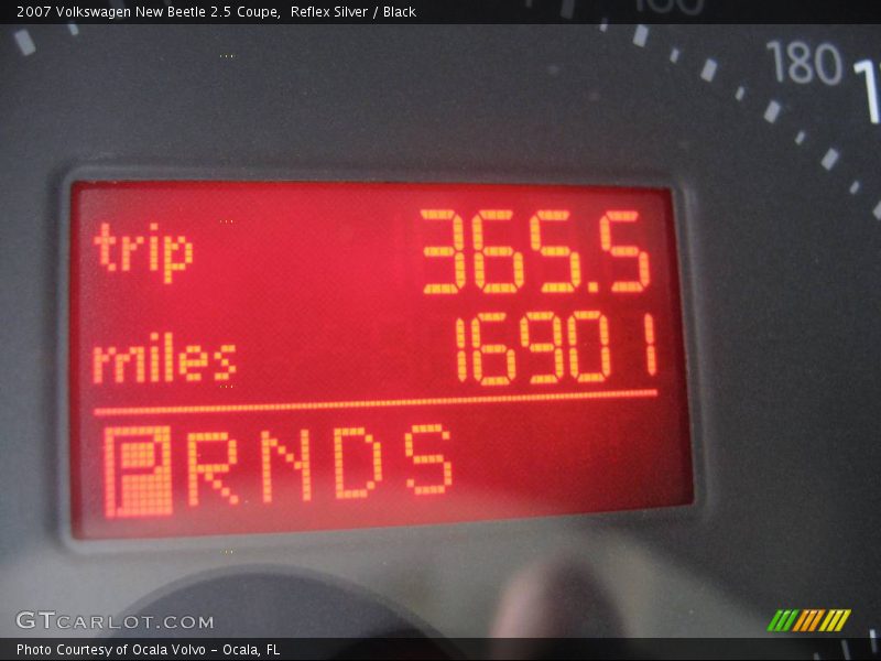 Reflex Silver / Black 2007 Volkswagen New Beetle 2.5 Coupe